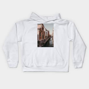 Architecture Photography Venice Canal Kids Hoodie